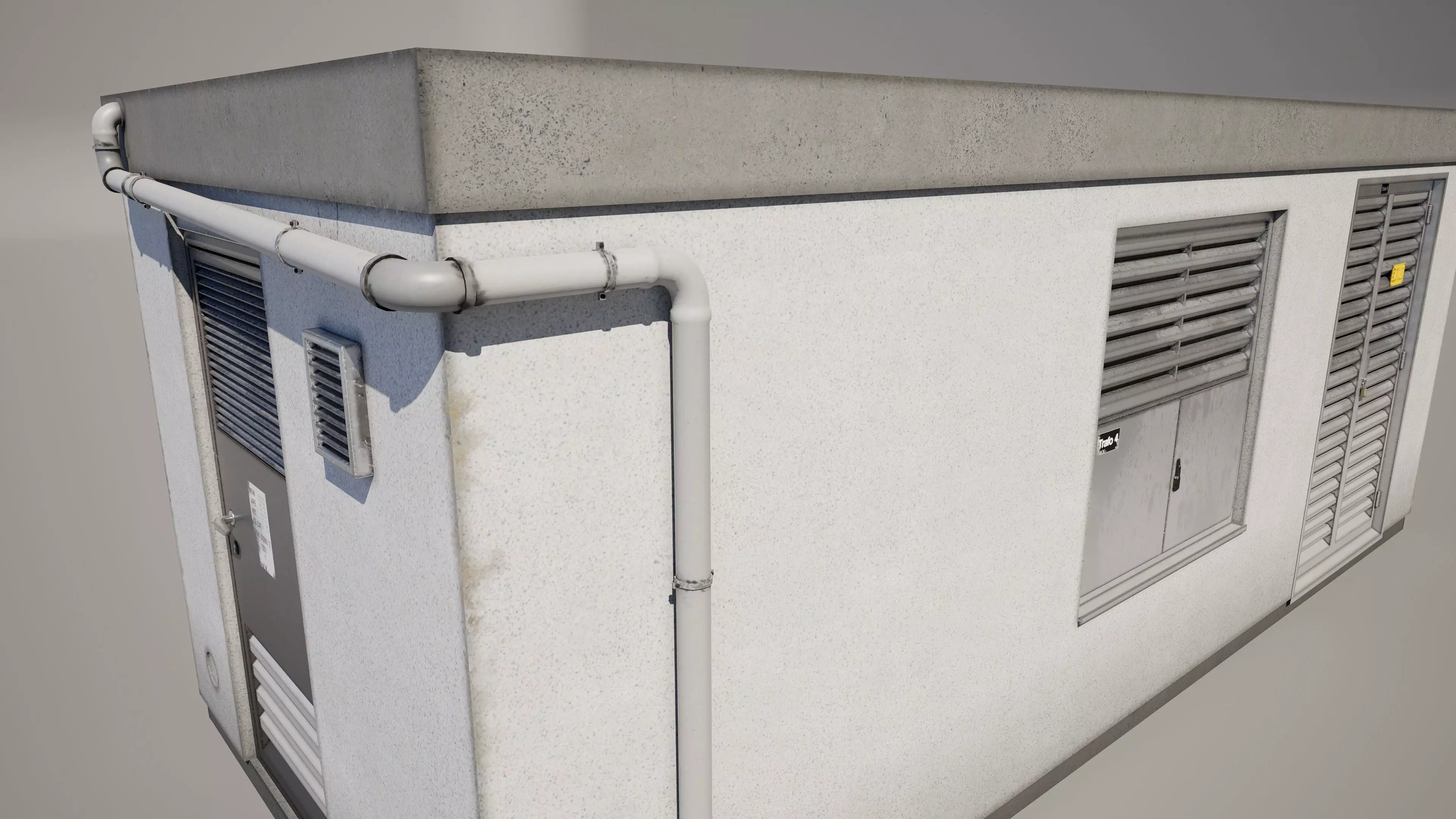 Electrical Utility Transformer Station 3D model_2