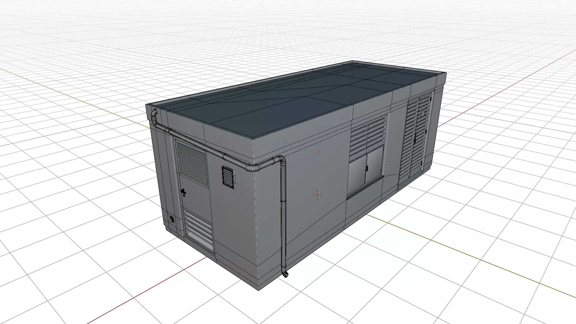 Electrical Utility Transformer Station 3D model_5