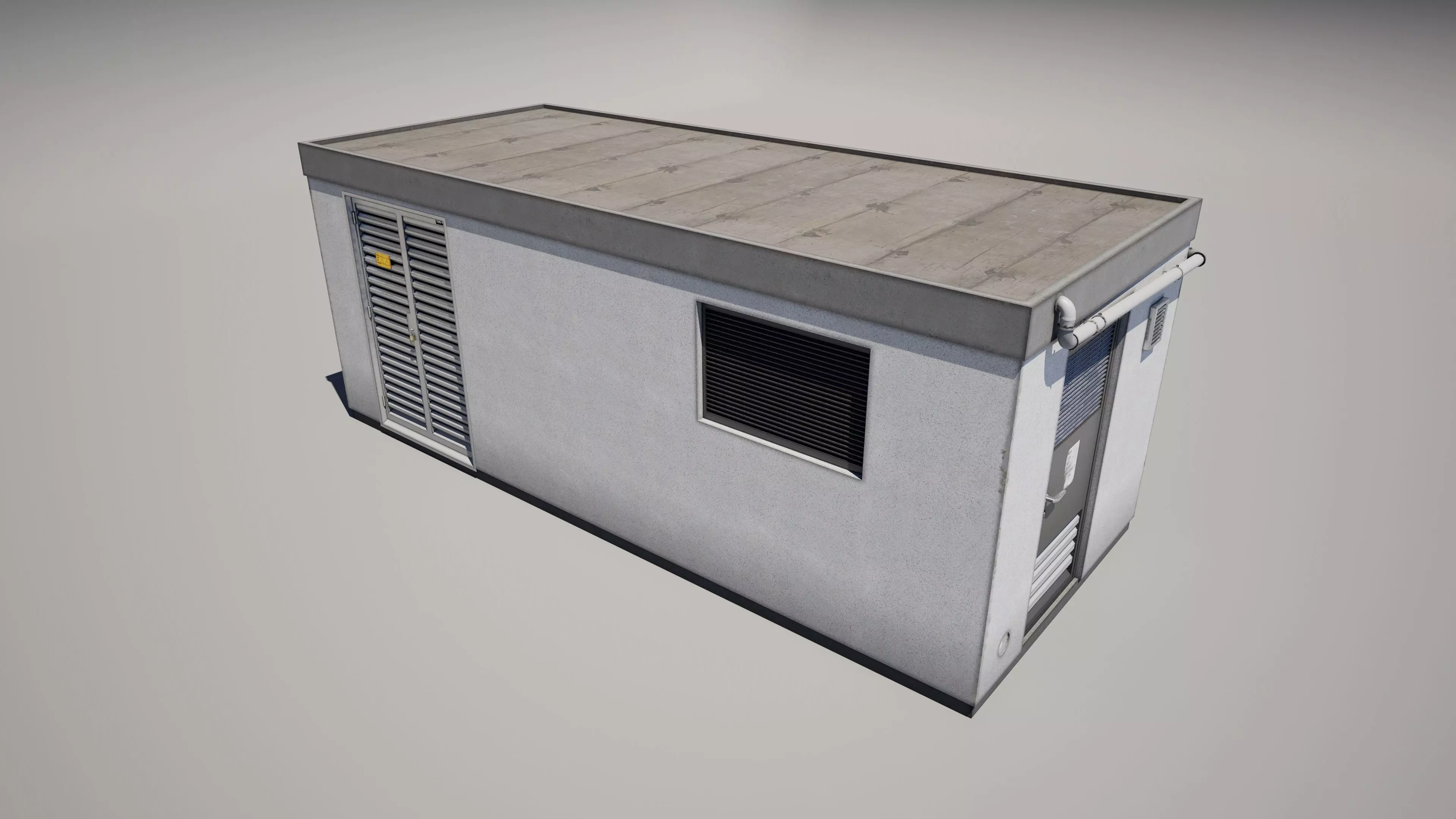 Electrical Utility Transformer Station 3D model_3