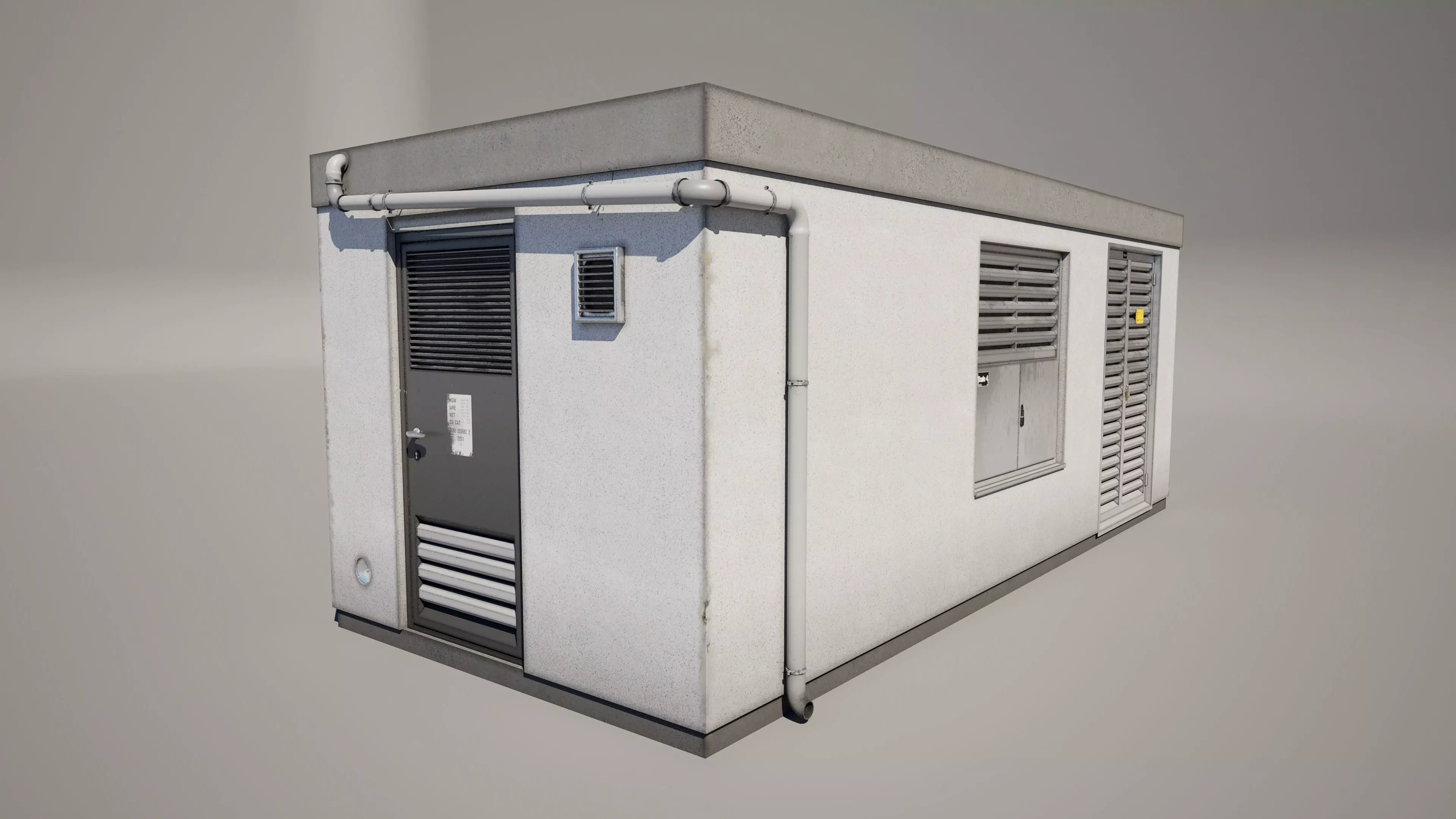 Electrical Utility Transformer Station 3D model_0