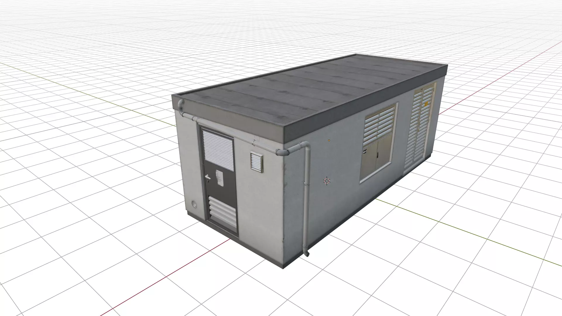 Electrical Utility Transformer Station 3D model_4