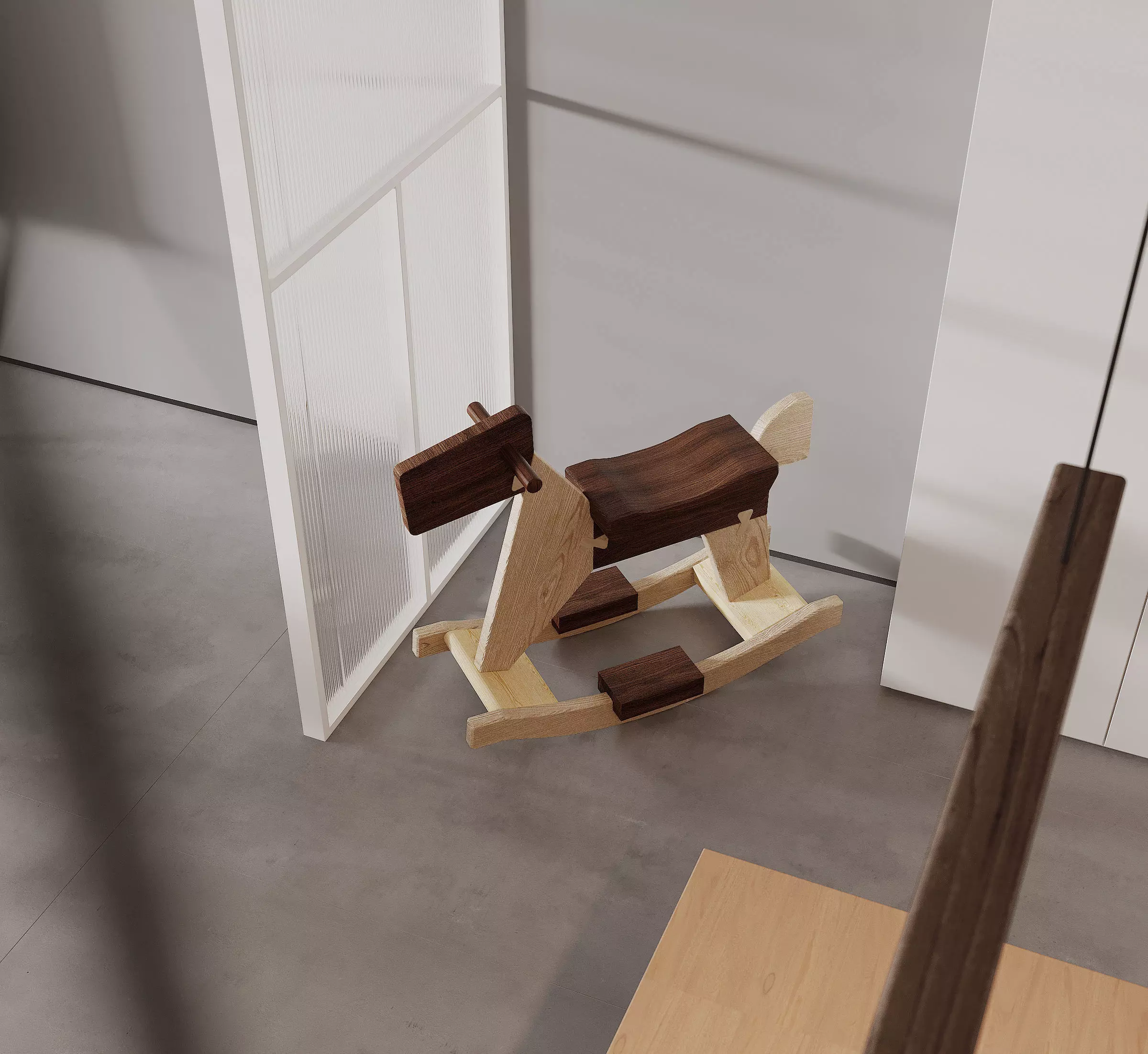 Modern  dining room interior scenes  3D model_8