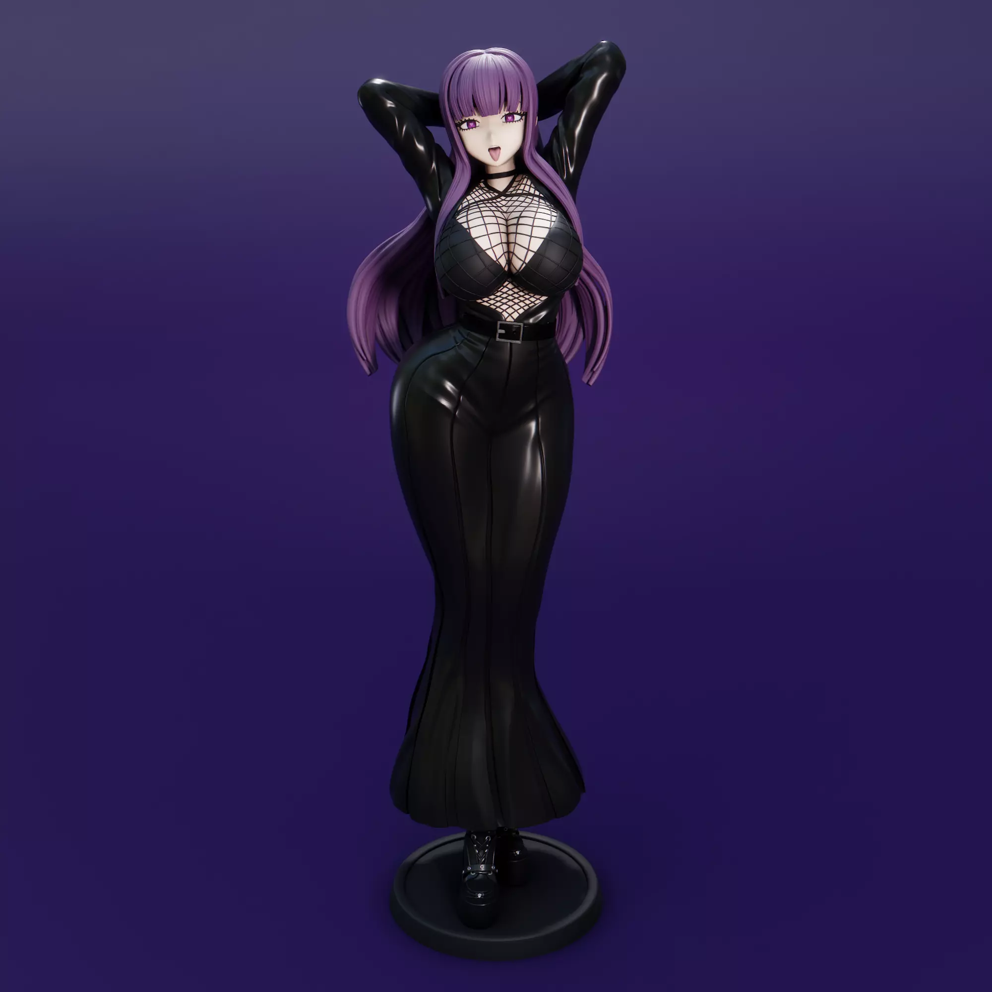 Goth Fern 3D print model_7