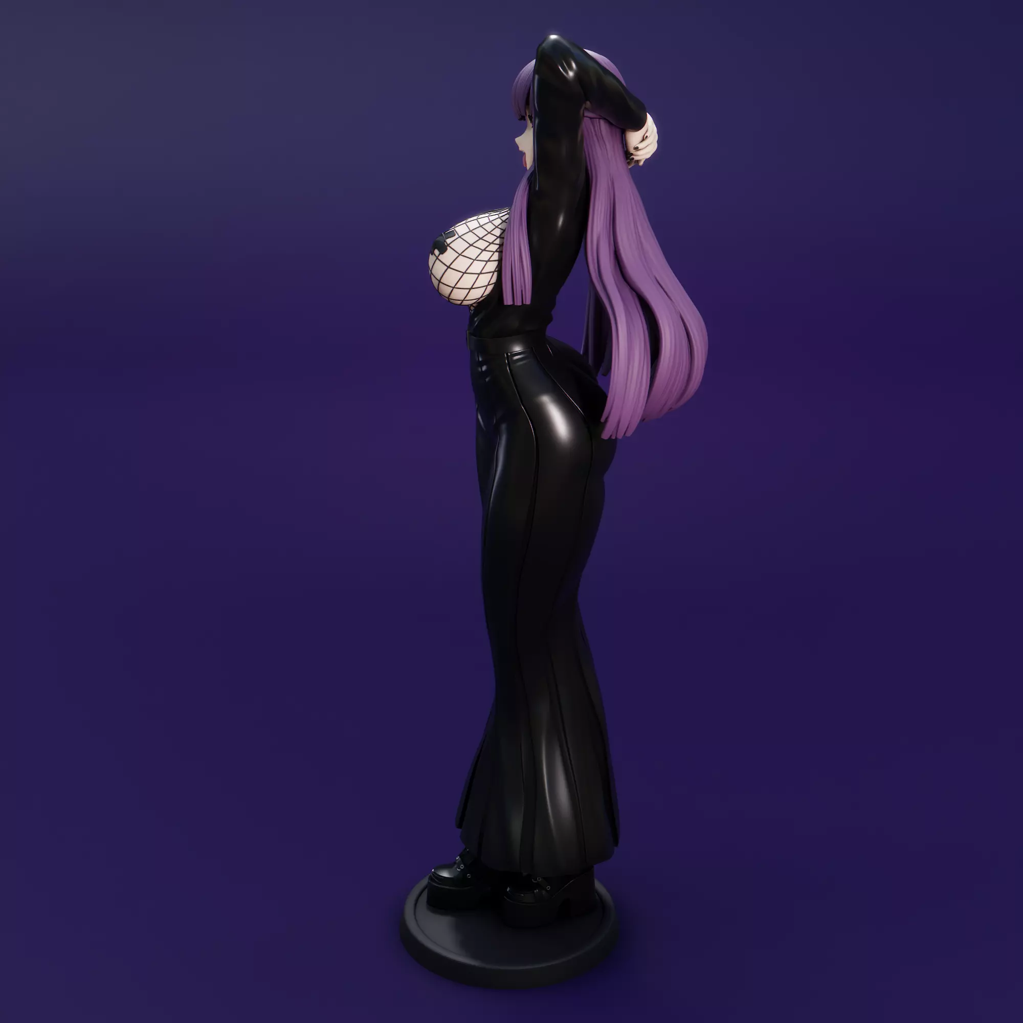 Goth Fern 3D print model_2