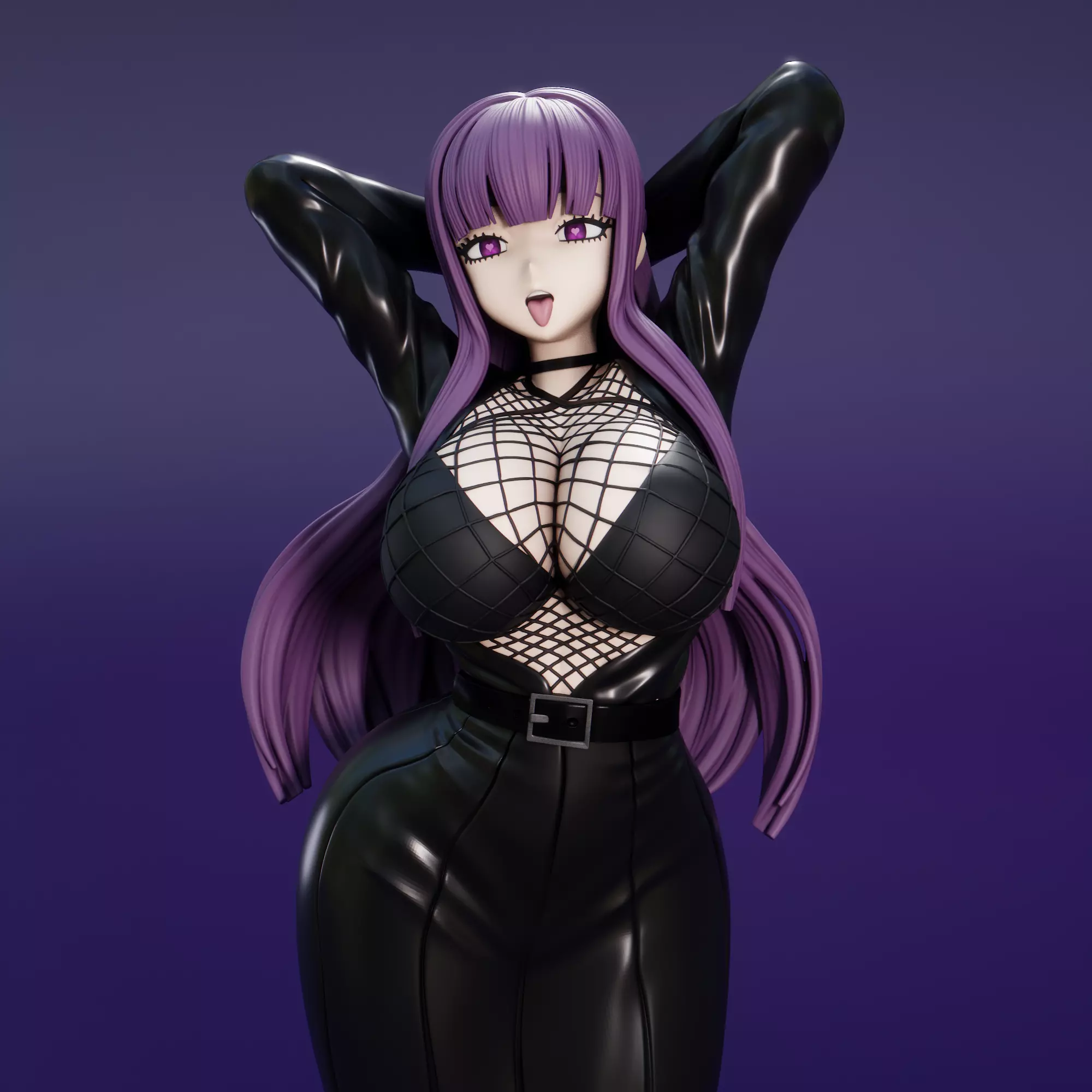 Goth Fern 3D print model_6