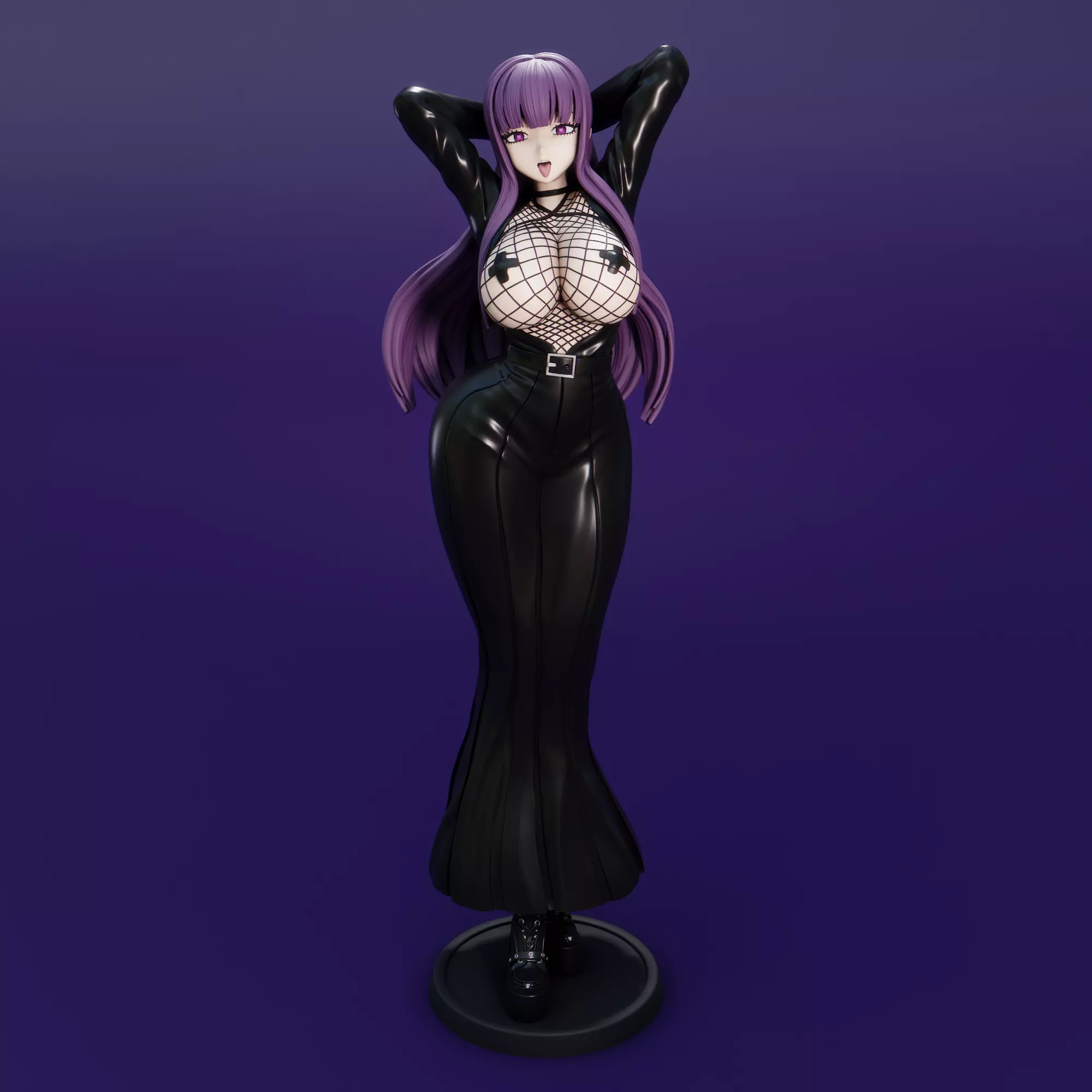 Goth Fern 3D print model_1