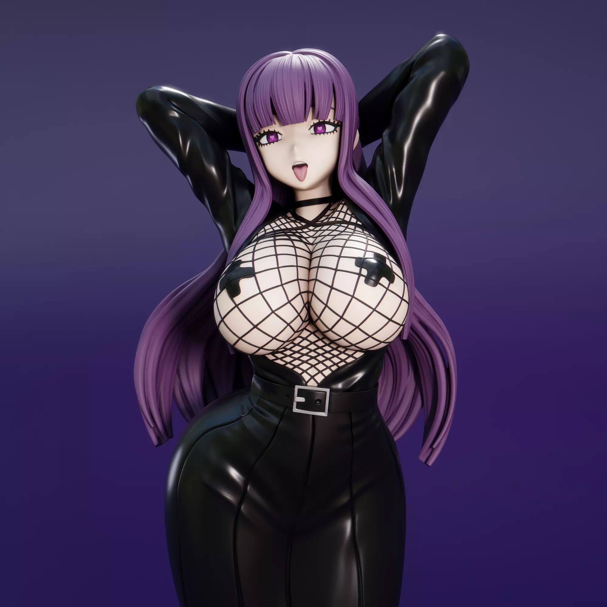 Goth Fern 3D print model_0