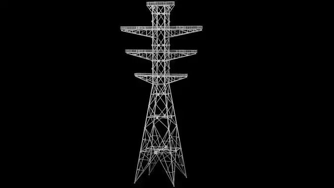 Electric Power Transmission Tower