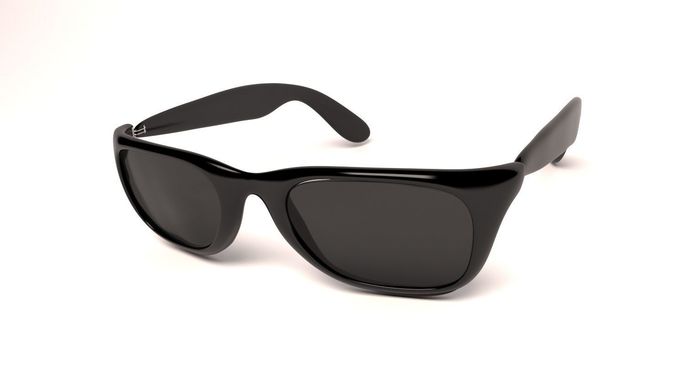 sunglasses Low-poly 3D model