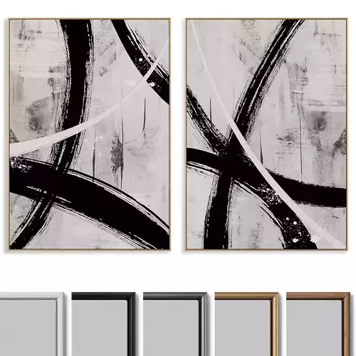 Abstract Painting Frame set