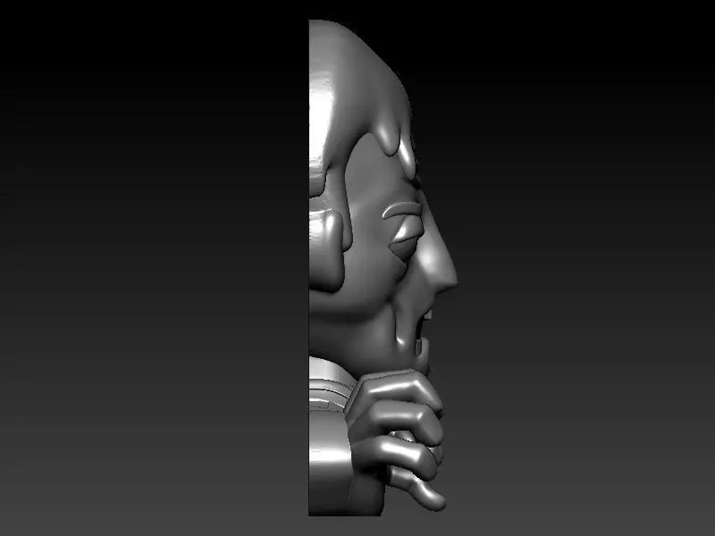 Zombie Emoji 3d pendant 3D print model_1