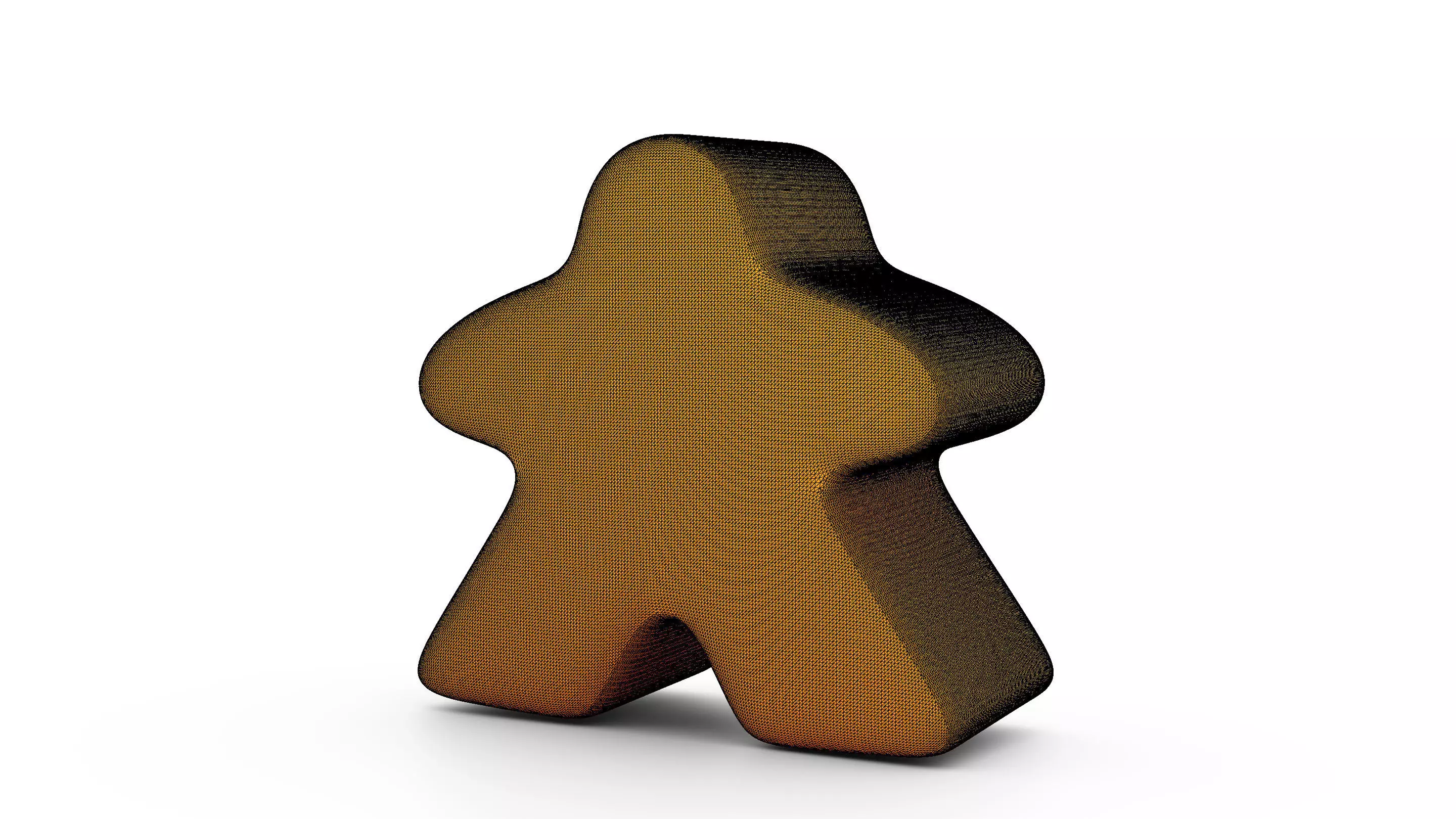 Carcassonne BIG Meeple Token Upgrade  3D Print Model 3D print model_5