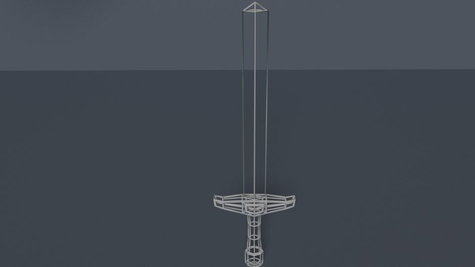 Collection of Fantasy Melee Weapon and Armor Shield Game Ready   Low-poly 3D model_6