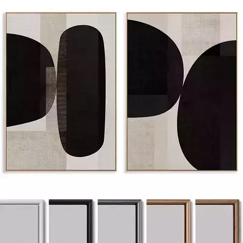 Abstract Painting Frame set