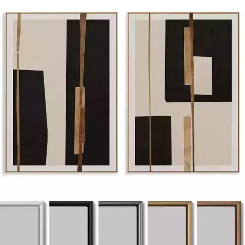 Abstract Painting Frame set