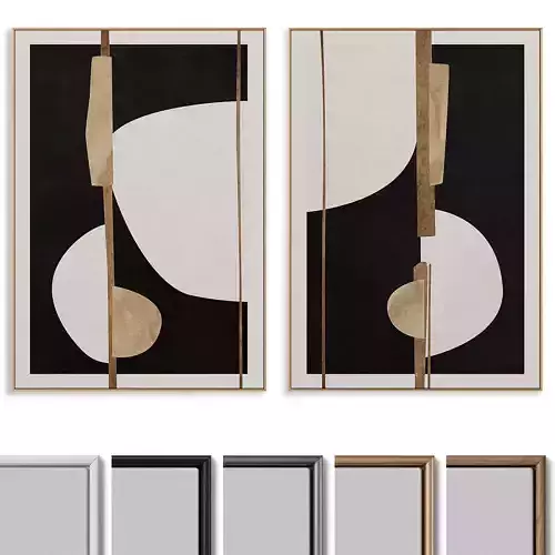 Abstract Painting Frame set