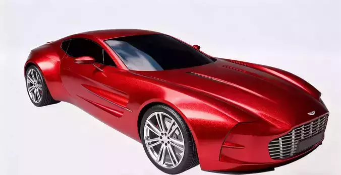 Aston Martin sports car 3D model