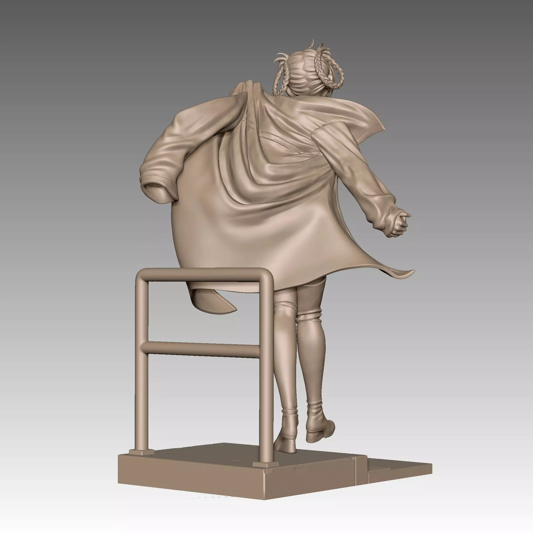 Nakuza Nanakusa Statue 275mm Yofukashi no Uta Call of the Night 3D print model_3