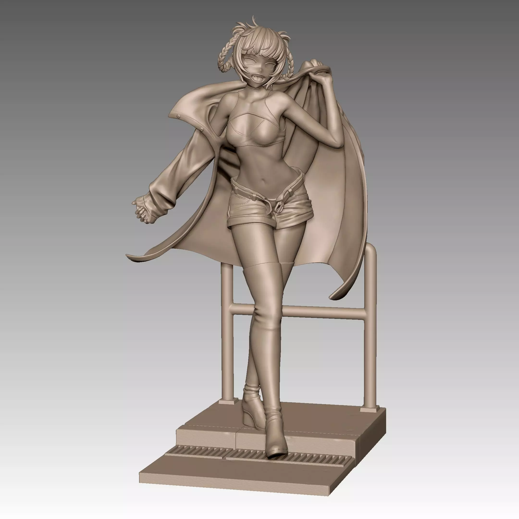 Nakuza Nanakusa Statue 275mm Yofukashi no Uta Call of the Night 3D print model_2