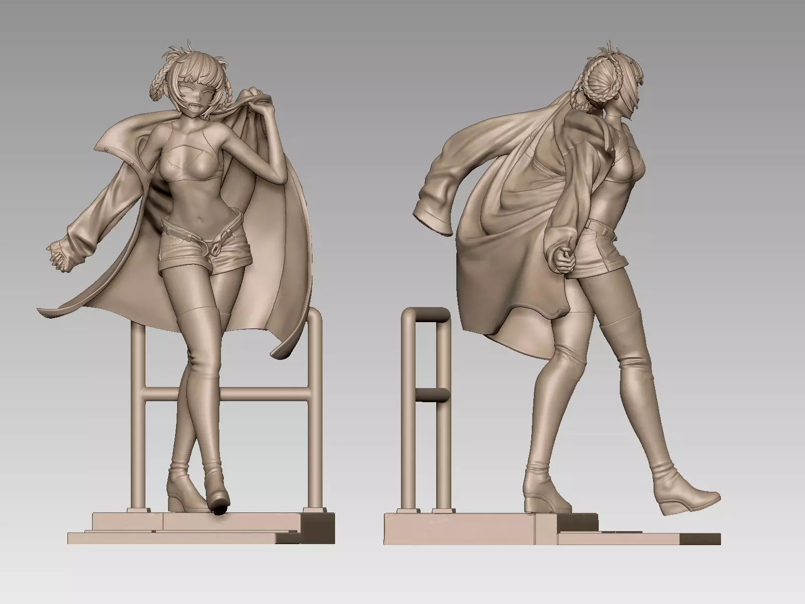 Nakuza Nanakusa Statue 275mm Yofukashi no Uta Call of the Night 3D print model_4