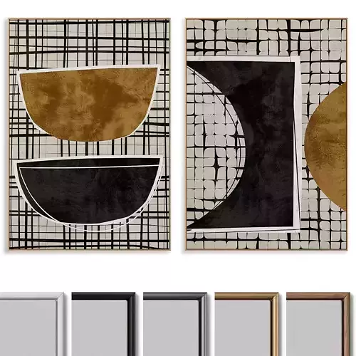 Abstract Painting Frame set