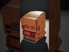 Retro Orange Computer model pack Low-poly 3D model_2