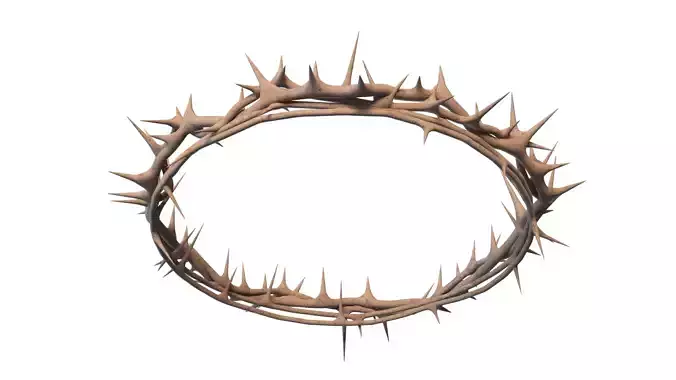 Wooden Crown of Thorns PBR