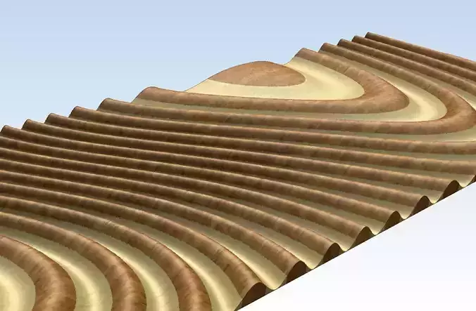 Relief panel for Artcam Voratinkliai