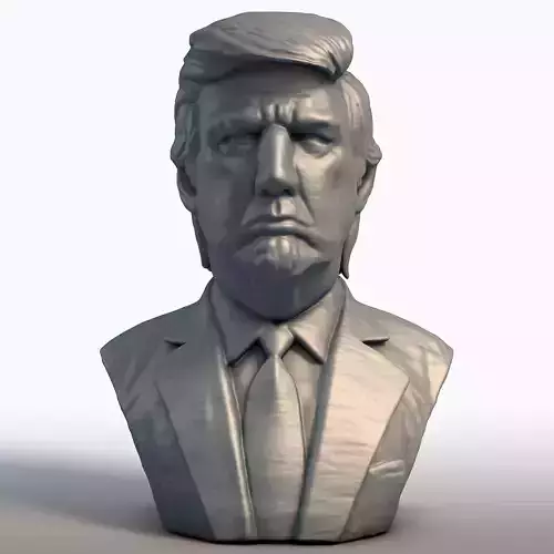 Donald Trump Bust Sculpture Political Figure Collectible