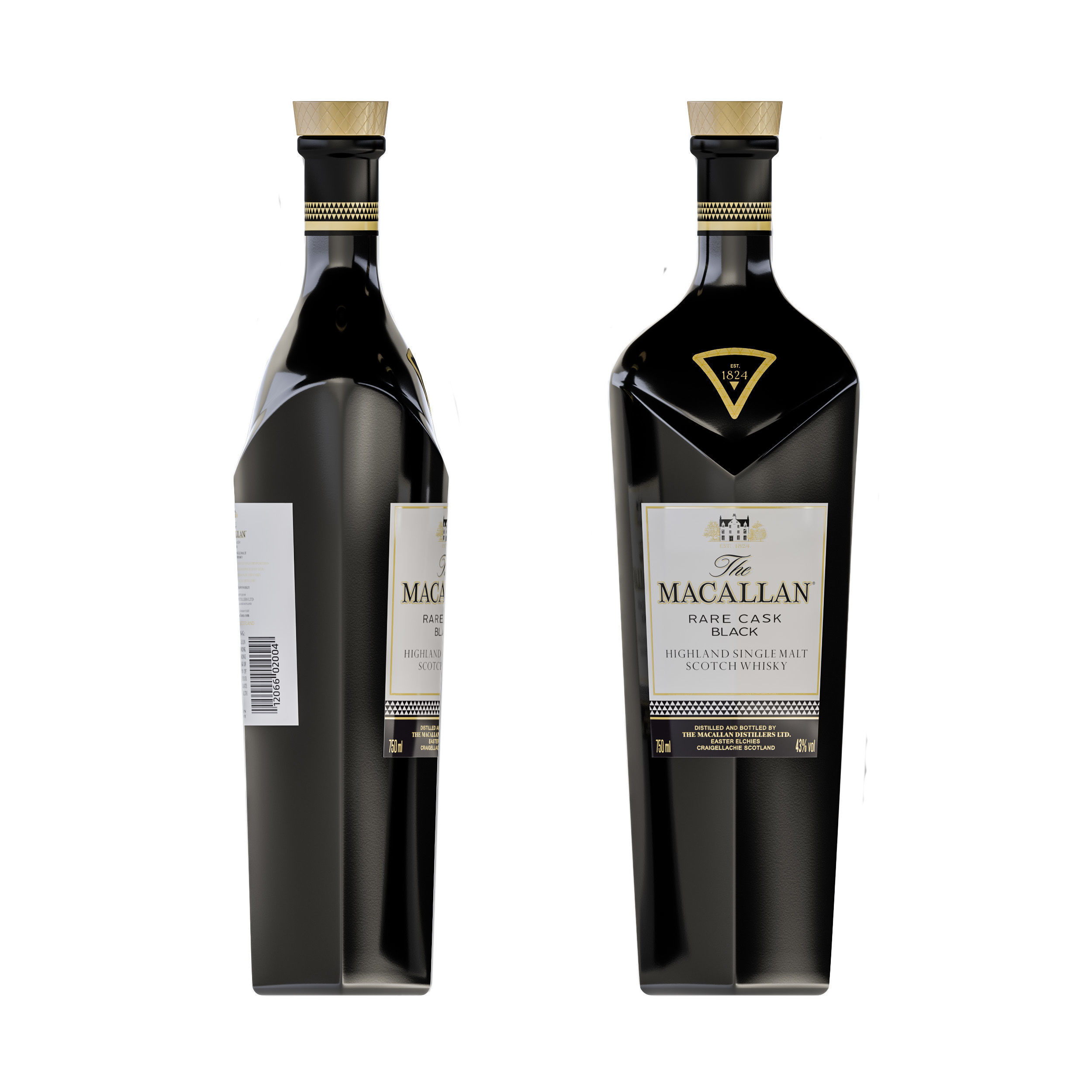 Macallan rare cask 3D model_2