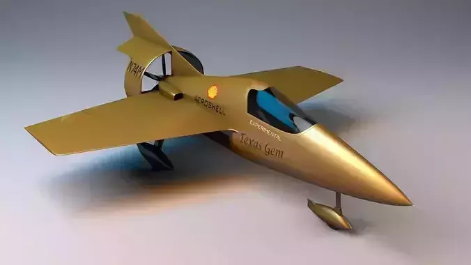 Miller JM-2 Formula 1 Racer Rigged Low-poly 3D model
