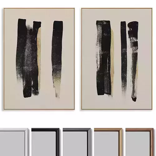 Abstract Painting Frame set