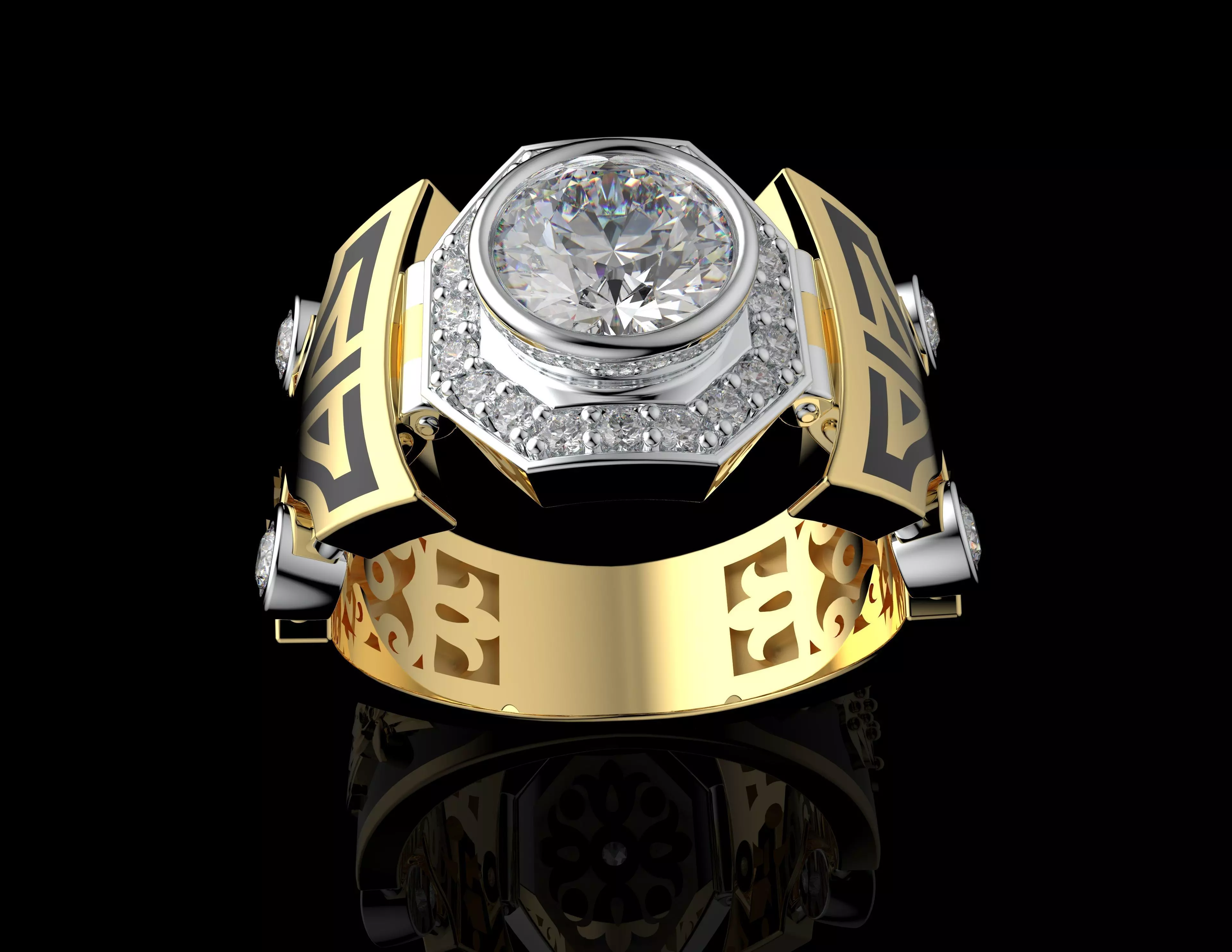 Gold N1496 3D print model_1