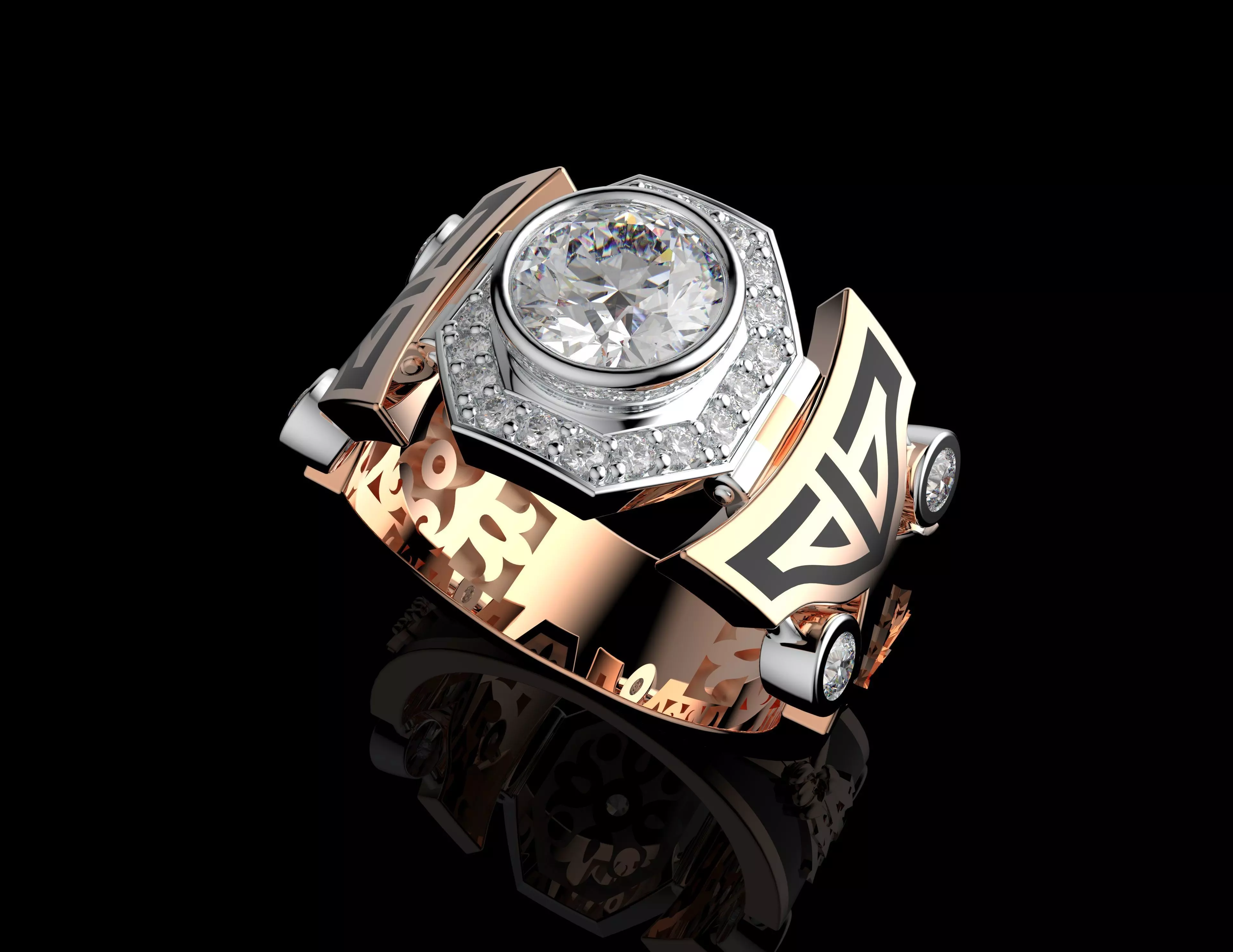 Gold N1496 3D print model_8