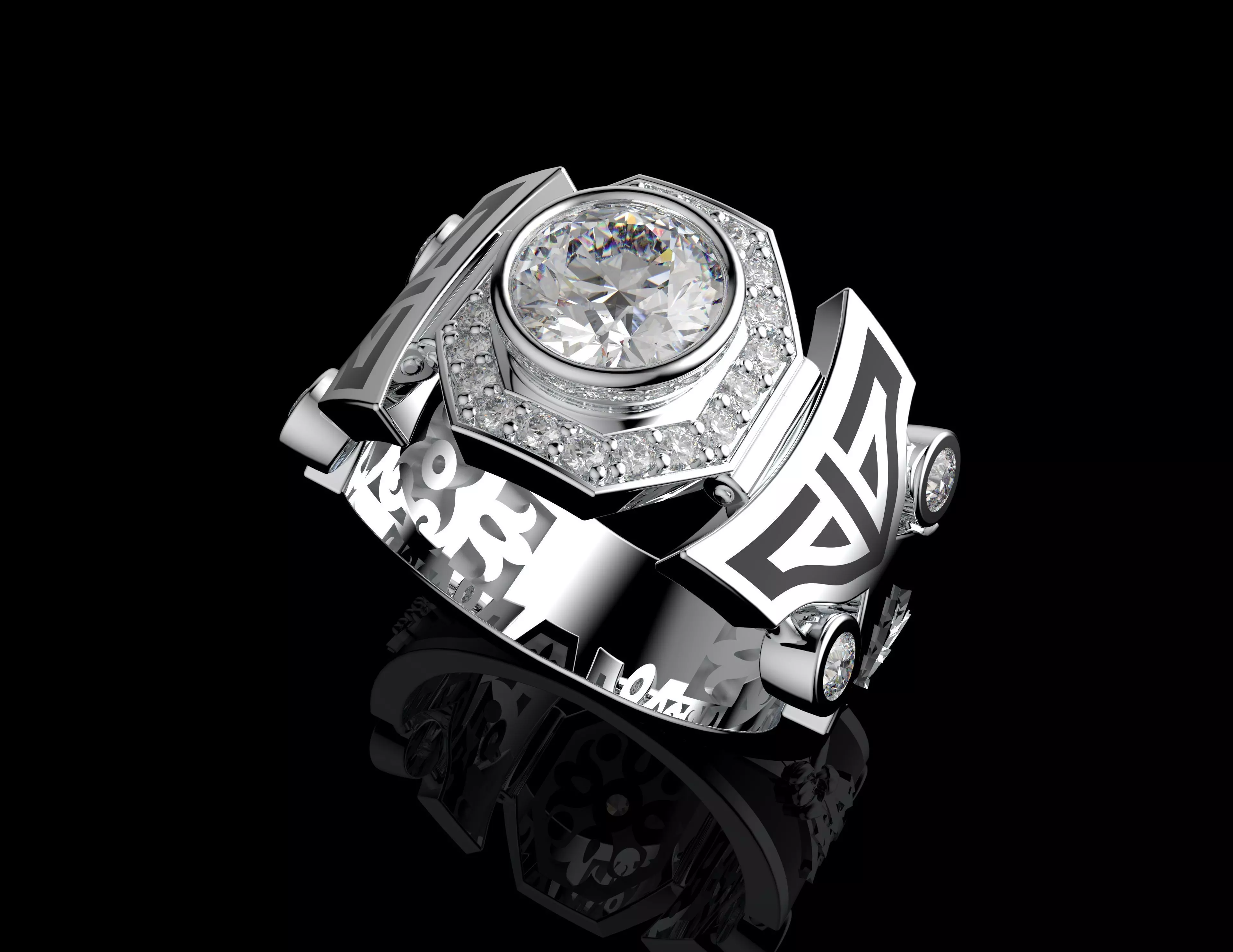 Gold N1496 3D print model_9