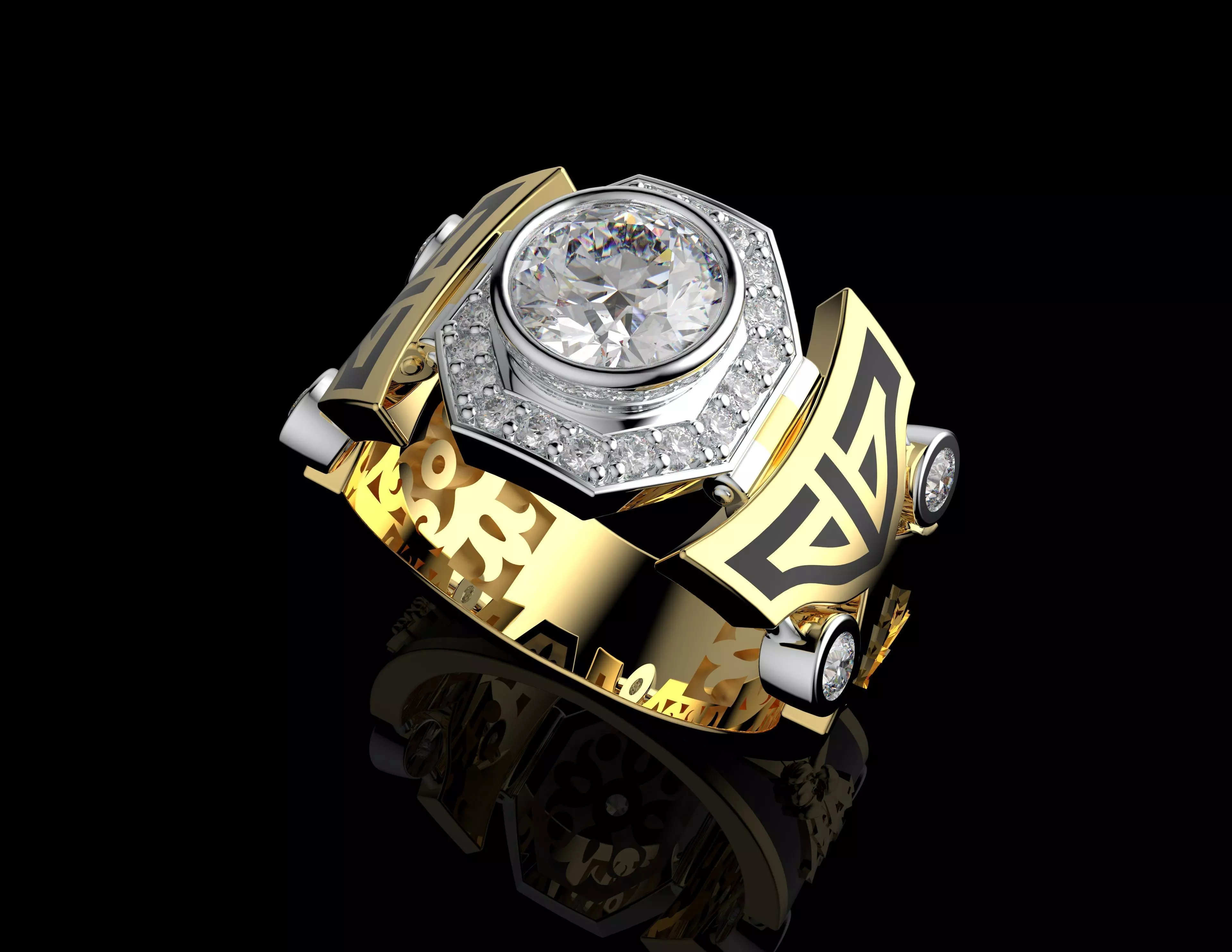 Gold N1496 3D print model_7