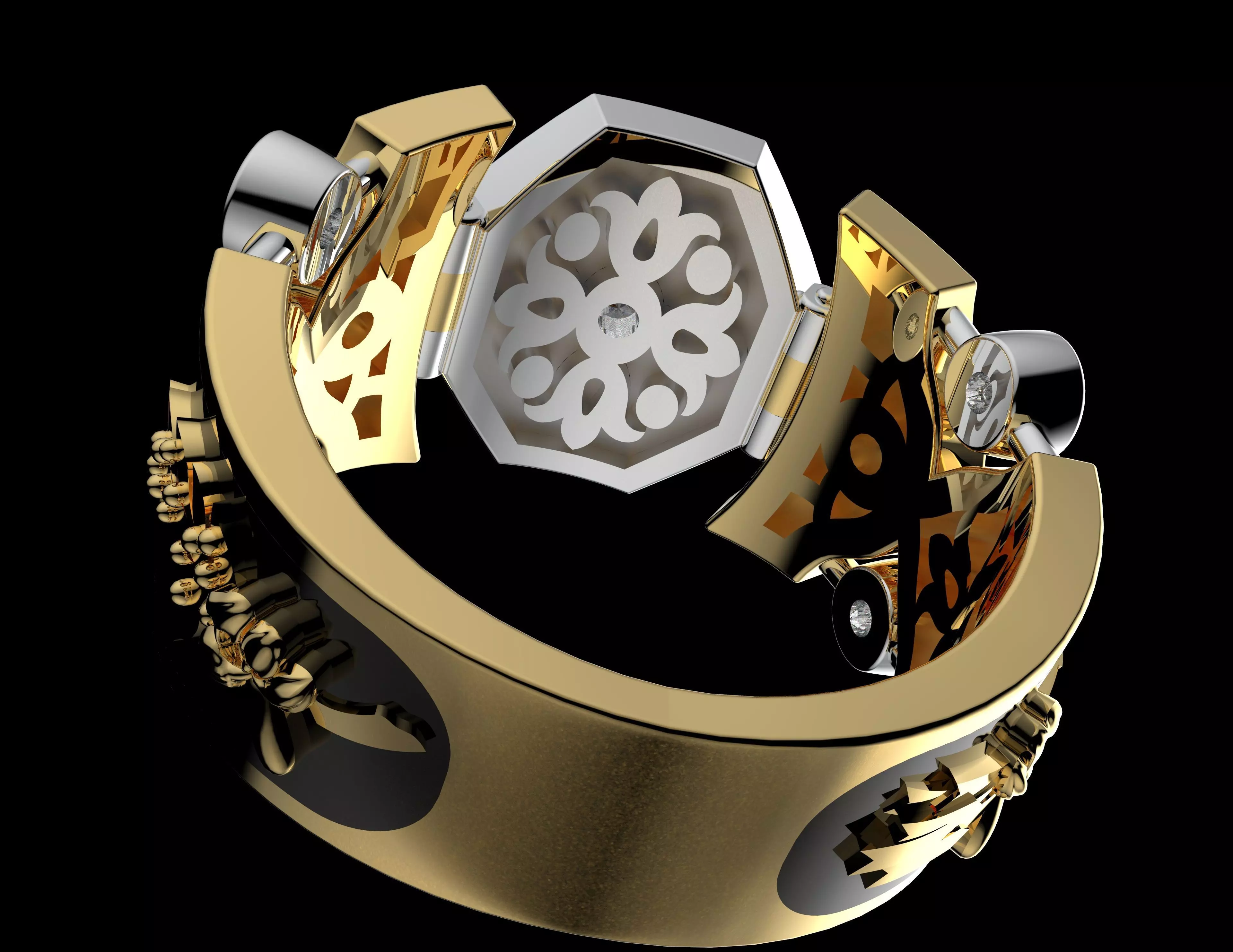 Gold N1496 3D print model_6