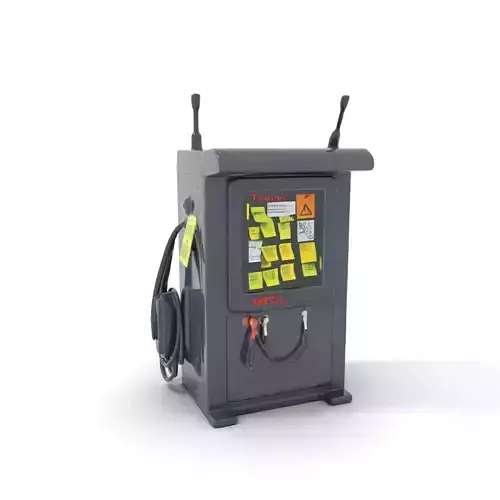 Industrial Control Panel model pack Low-poly 3D model