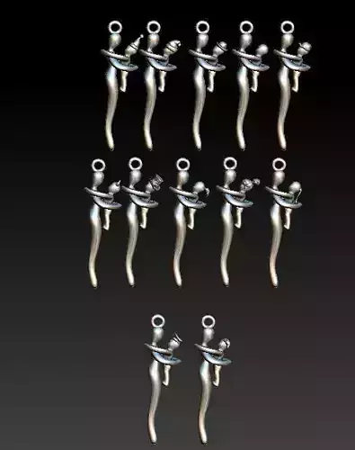 Mother Son Daughter Love Pendant