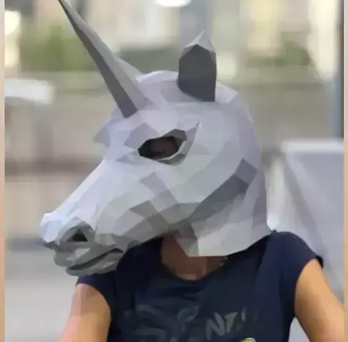 Unicorn Head Mask