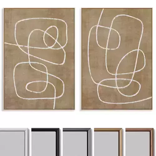 Abstract Painting Frame set