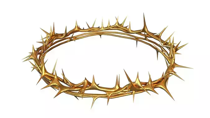 Gold Crown of Thorns PBR