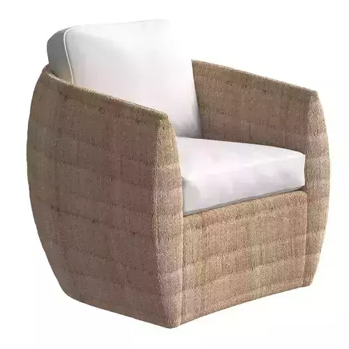 Palecek VENTURA SWIVEL LOUNGE CHAIR NATURAL