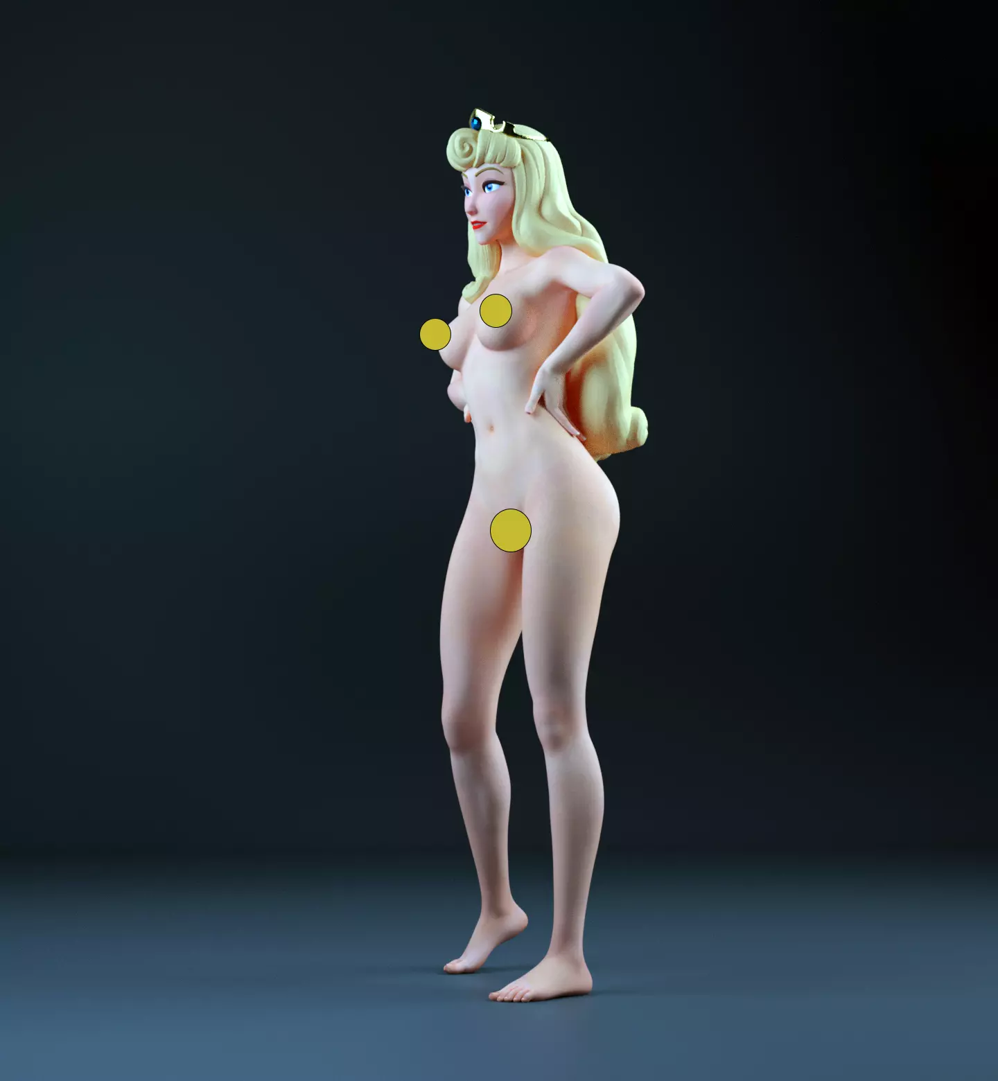 Aurora Princess 3D print model_1