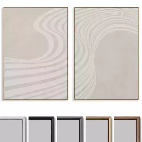 Abstract Painting Frame set