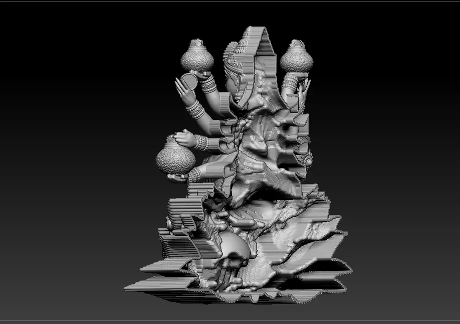 Laxmi Mata 3D print model 3D print model_12