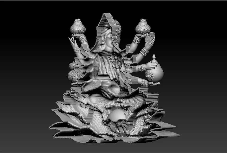 Laxmi Mata 3D print model 3D print model_15