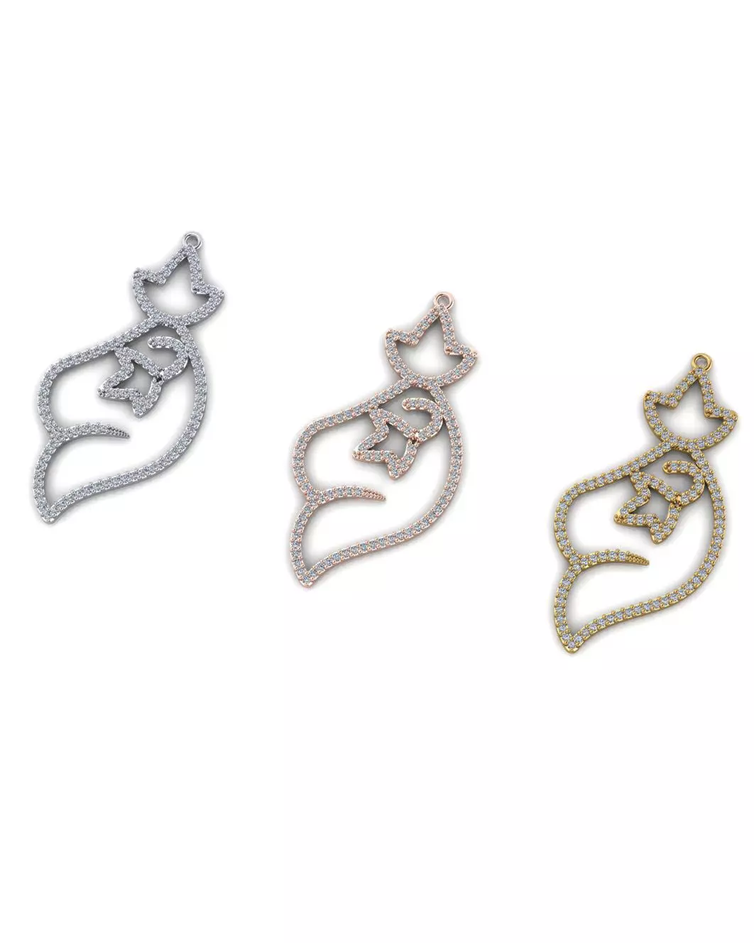free jewelry pendant Free 3D print model