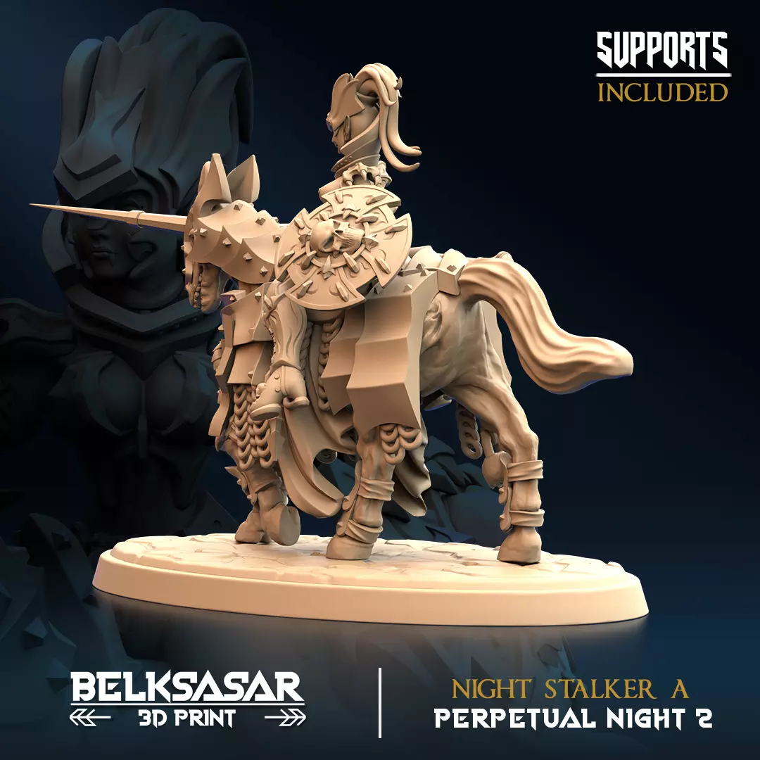 Vampire Night Stalker A Nude and Normal 3D print model_6