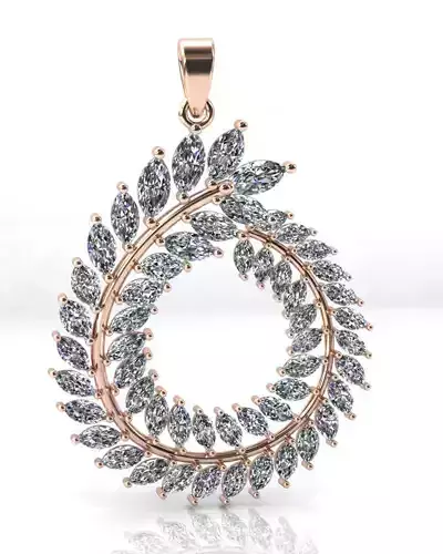 marquise jewelry pendant